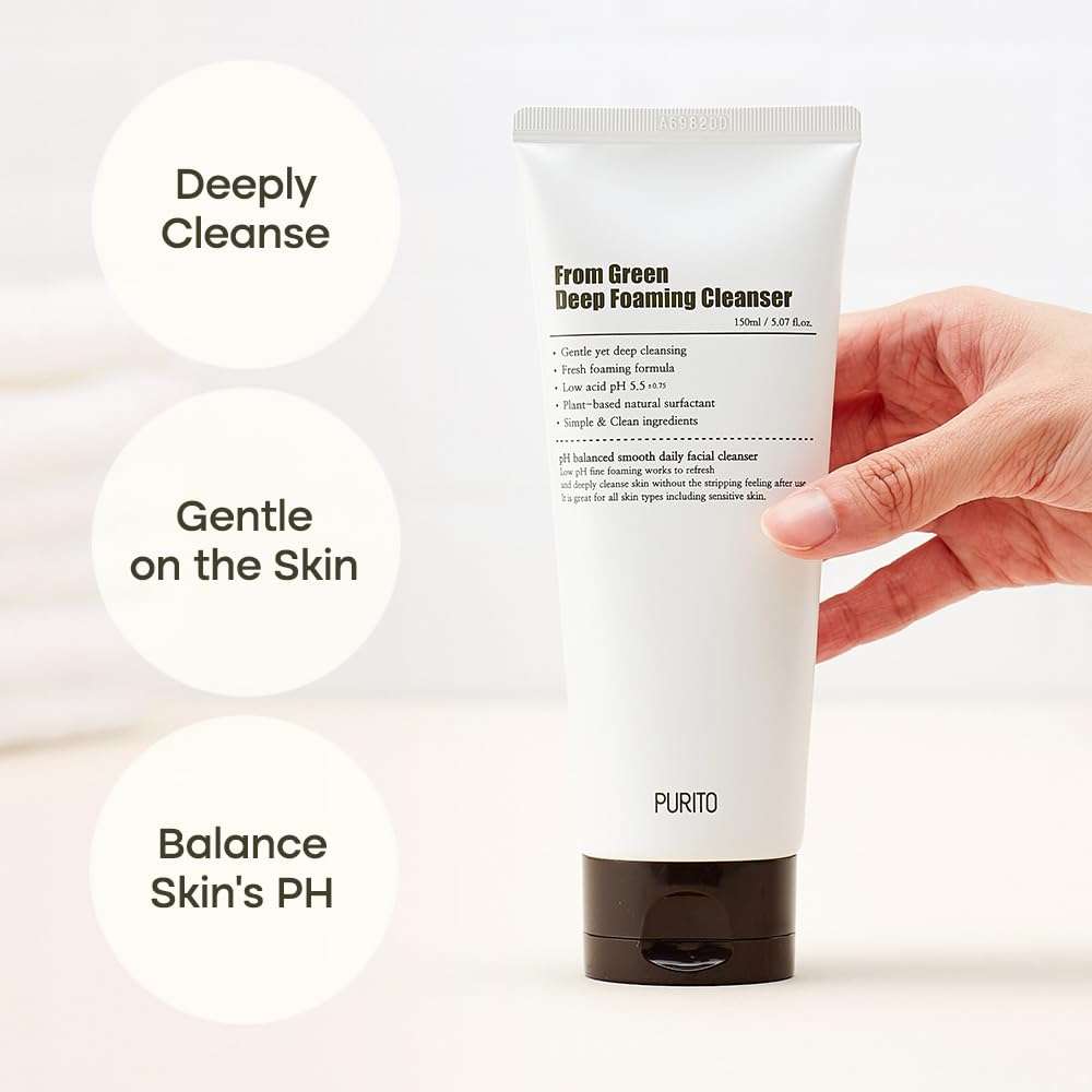 Purito From Green Deep Foaming Cleanser 150ml - Image 4