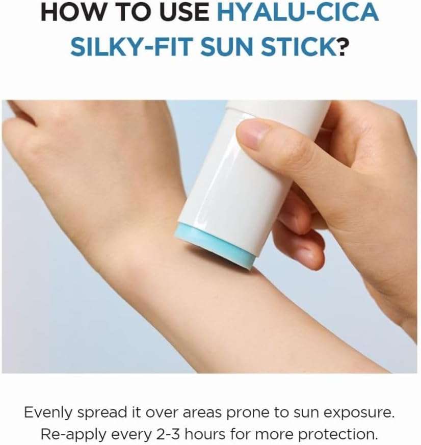 Skin1004 Madagascar Centella Hyalu-Cica Silky-Fit Sun Stick 7g - Image 2