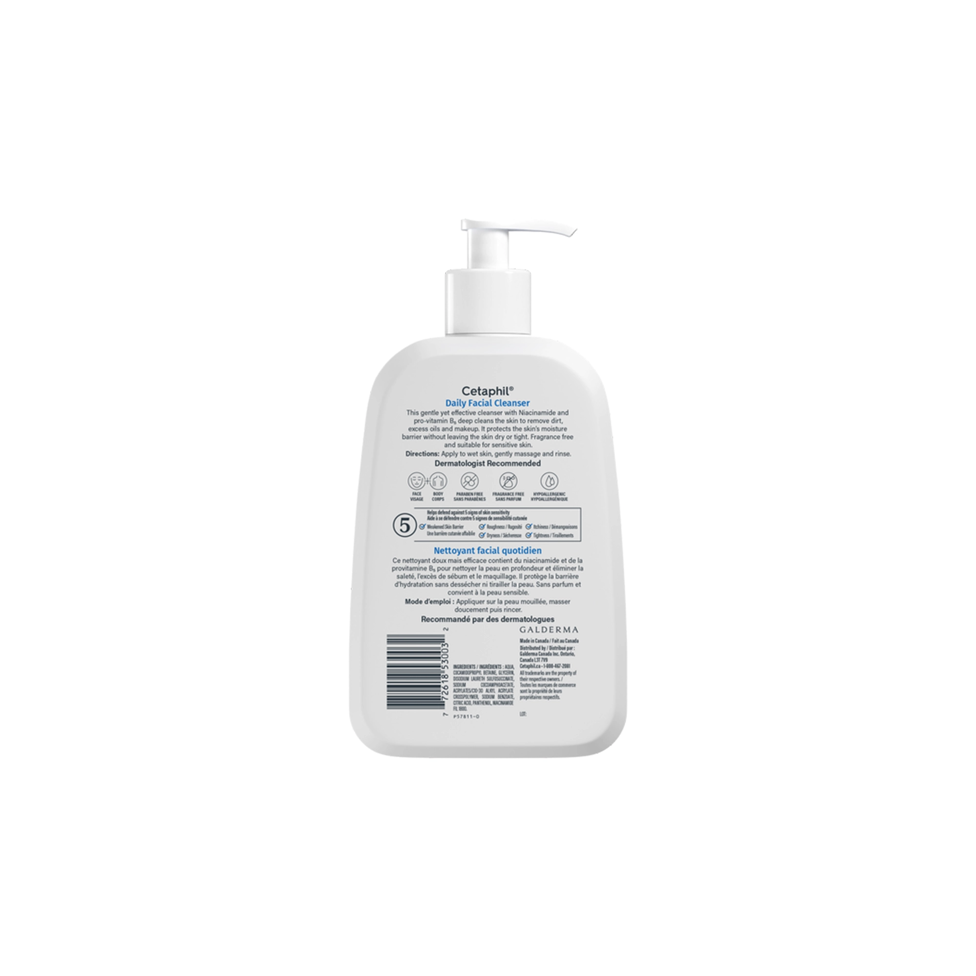 Cetaphil Daily Facial Cleanser 237ml - Image 2