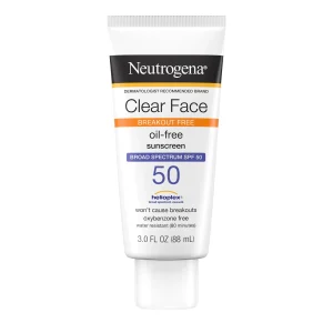 Neutrogena Clear Face Sunscreen SPF 50 88ml