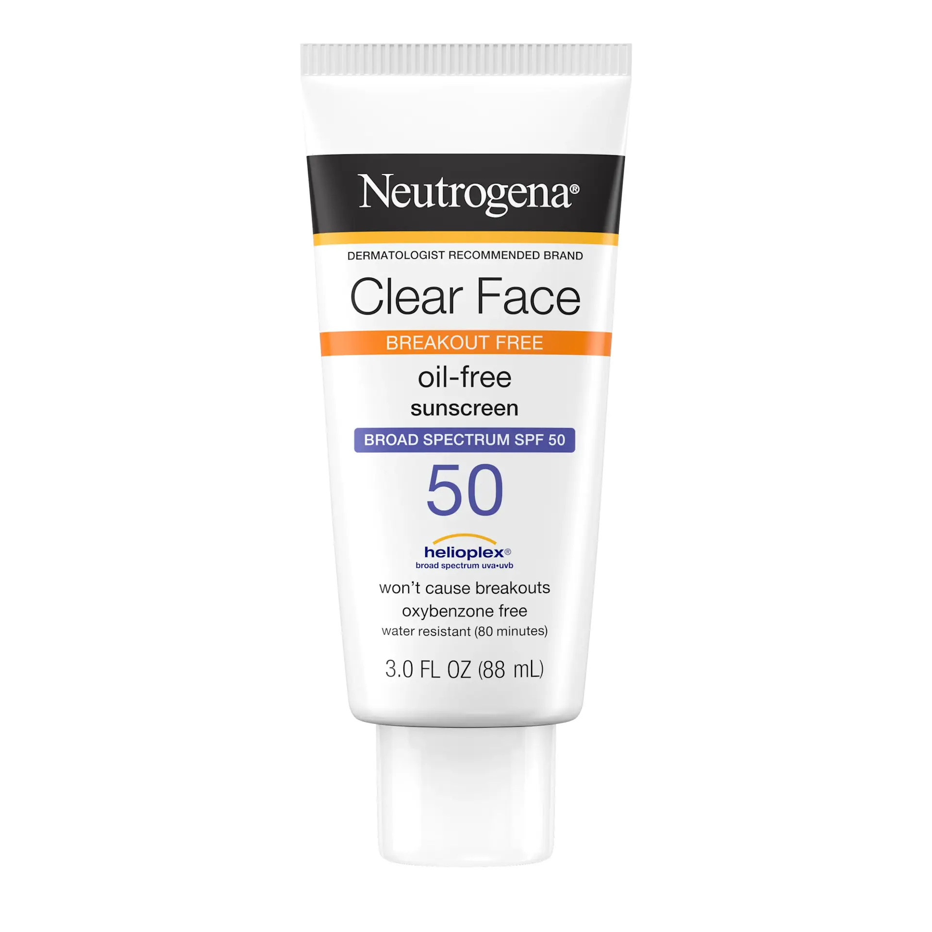 Neutrogena Clear Face Sunscreen SPF 50 88ml
