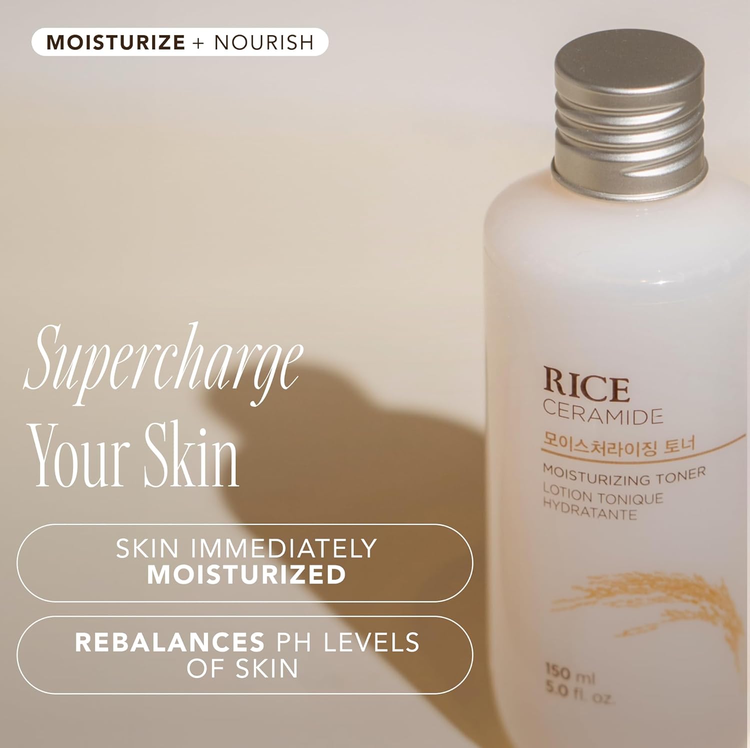 The Face Shop Rice Ceramide Moisturizing Toner 150 ml - Image 5