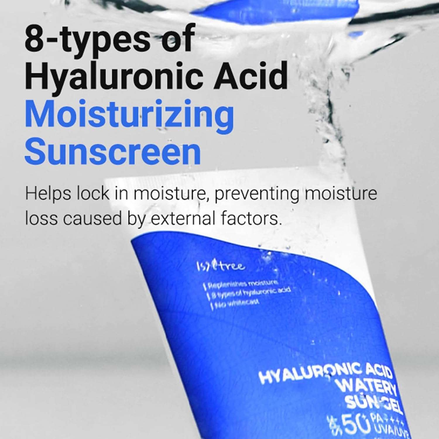 Isntree Hyaluronic Acid Watery Sun Gel SPF50+ PA++++ 50ml - Image 7