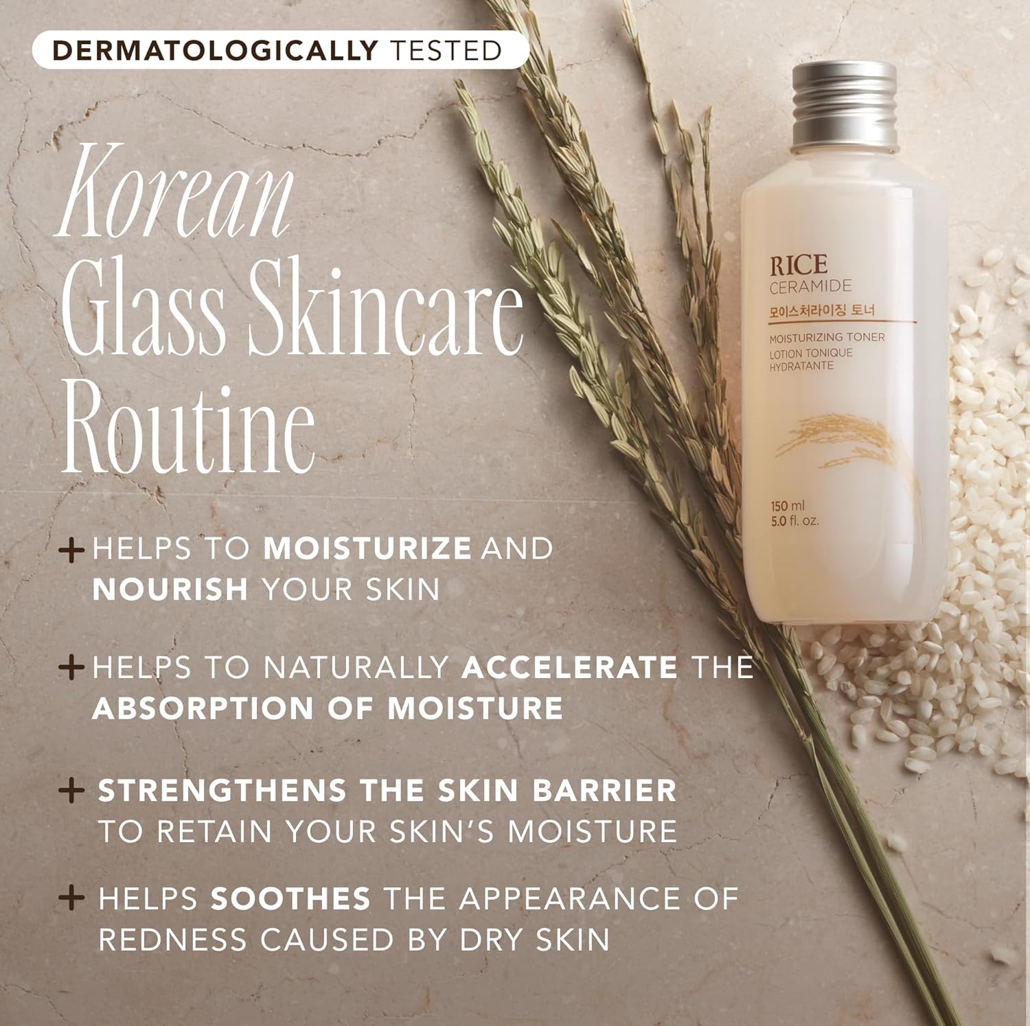The Face Shop Rice Ceramide Moisturizing Toner 150 ml - Image 7