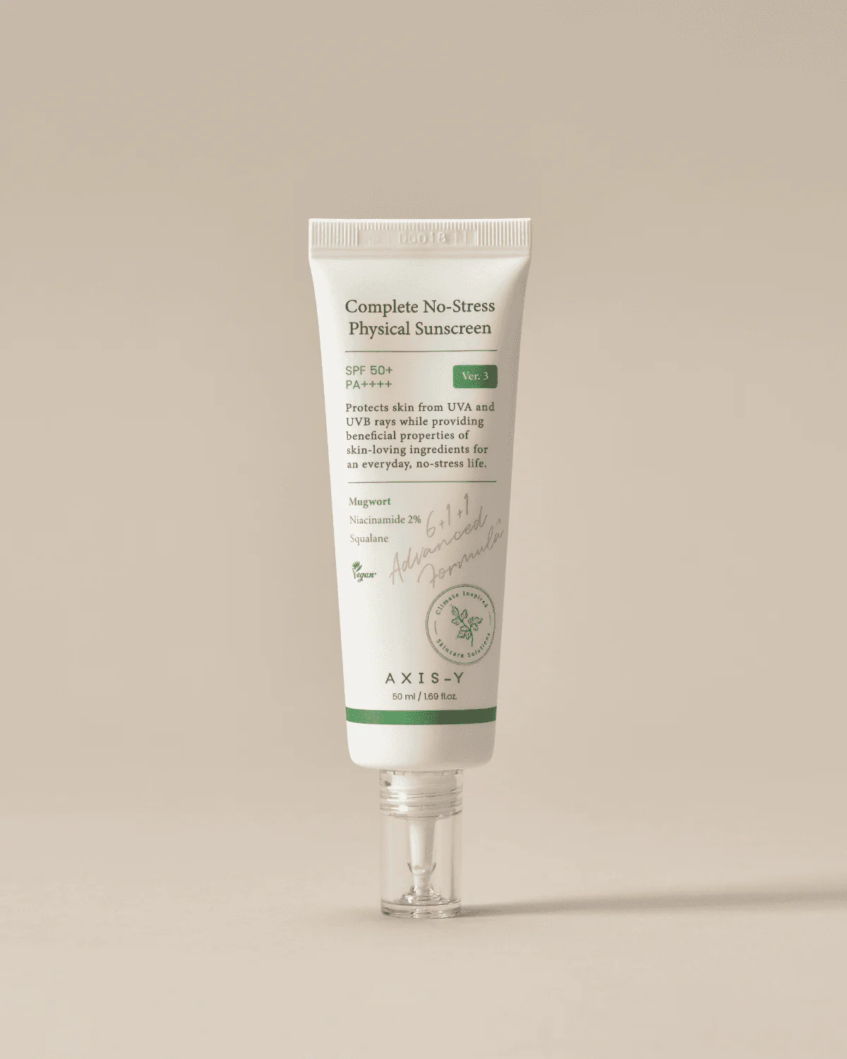 Axis-Y Complete No-Stress Physical Sunscreen SPF50 50ml - Image 6
