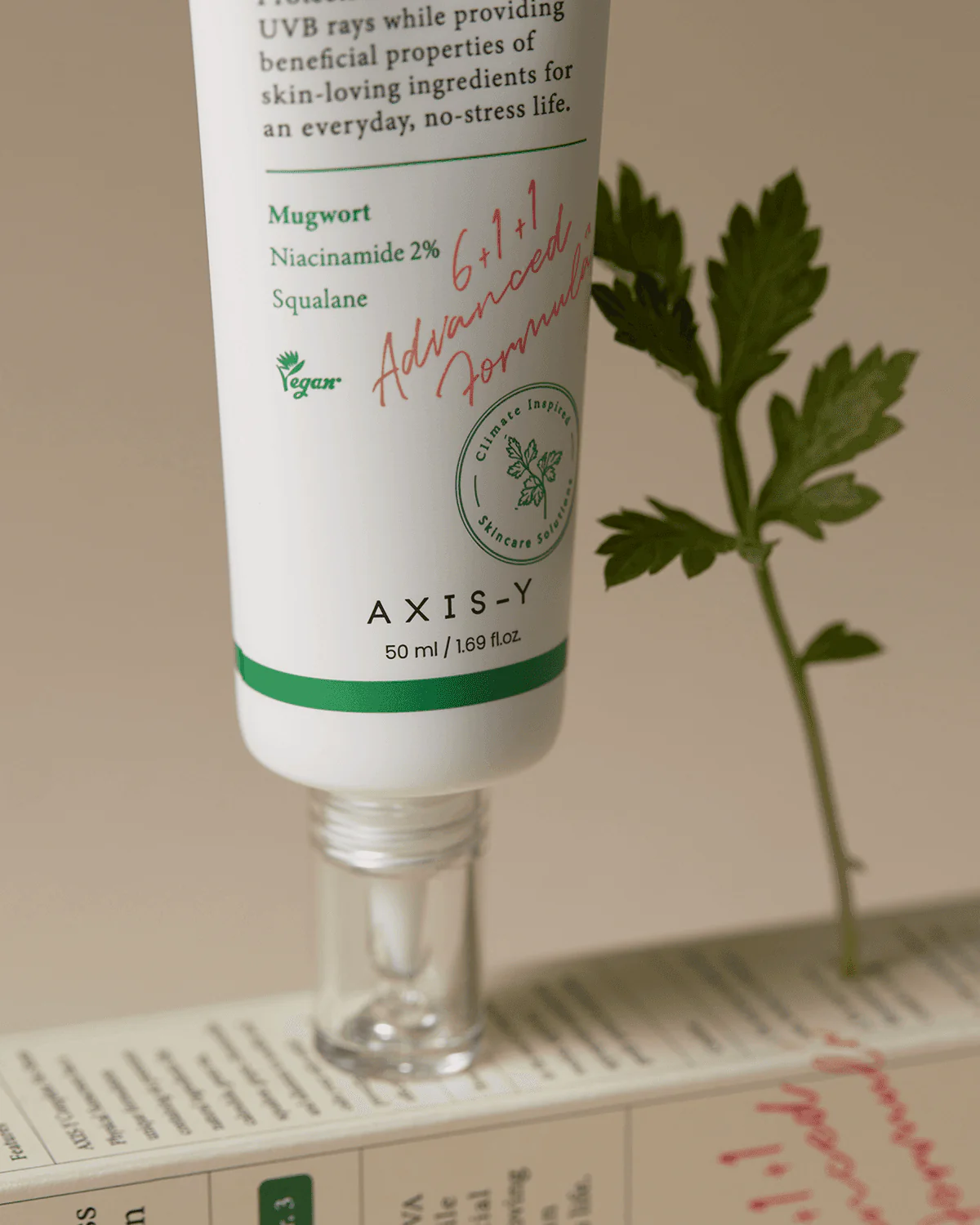 Axis-Y Complete No-Stress Physical Sunscreen SPF50 50ml - Image 3