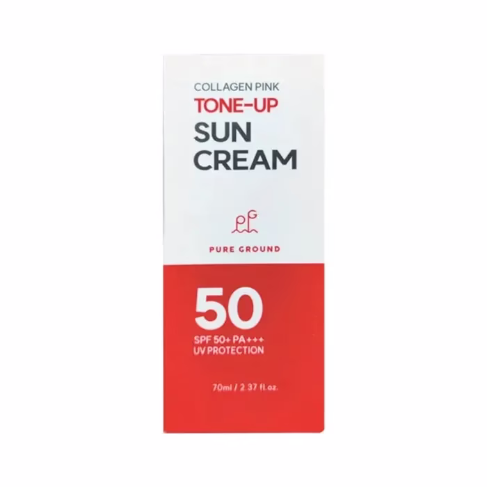 Pure Ground Collagen Pink Tone-Up Sun Cream SPF50+ PA+++ 70ml