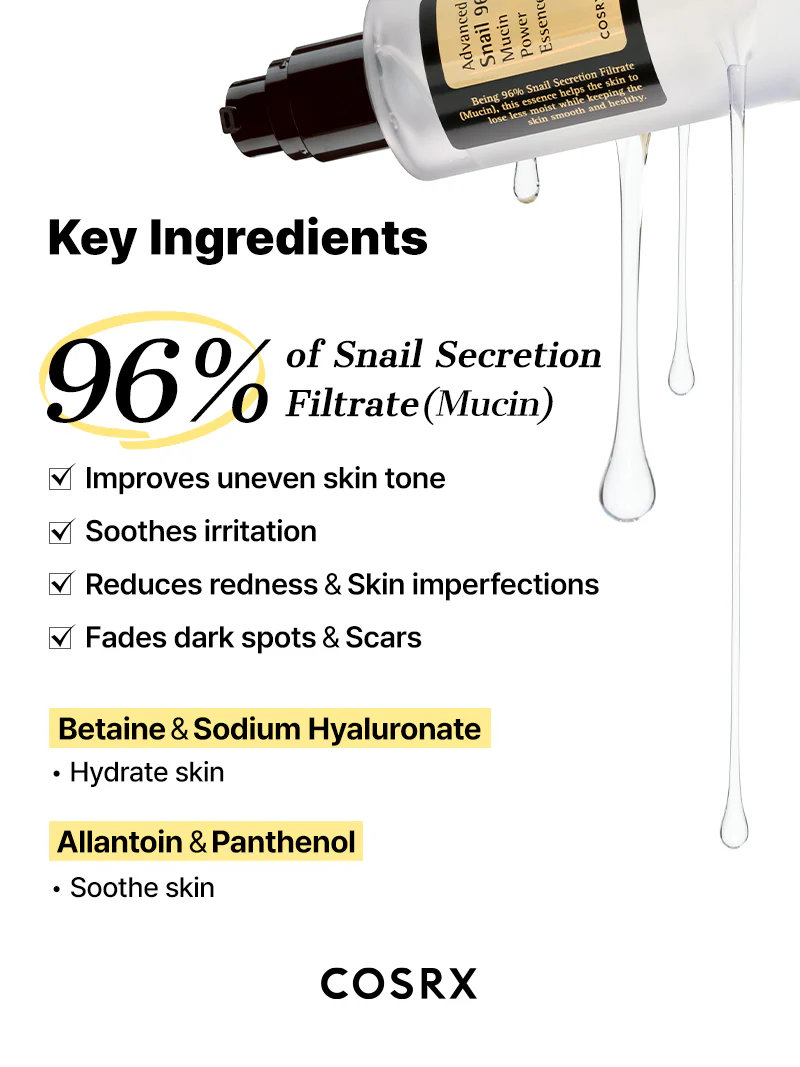 COSRX Advanced Snail 96 Mucin Power Essence 100 ML - Image 7