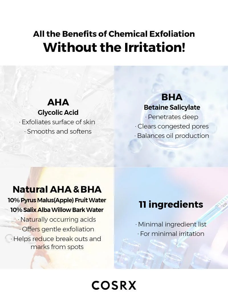 Cosrx AHA/BHA Clarifying Treatment Toner 50ml - Image 5