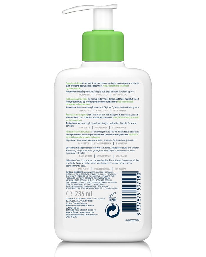 CeraVe Hydrating Cleanser 236ml - Image 2