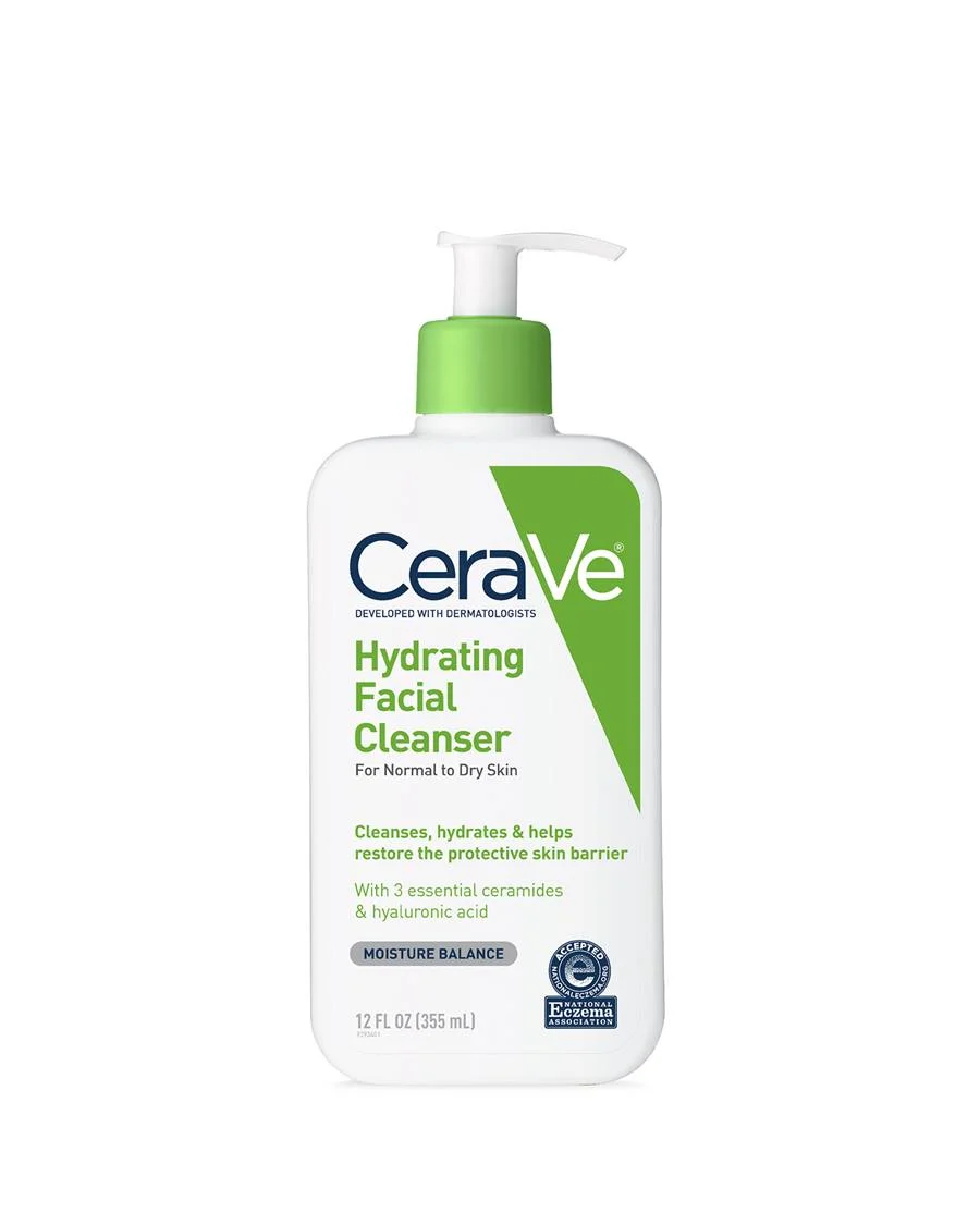 Cerave Hydrating Facial Cleanser For Normal To Dry Skin 355ml