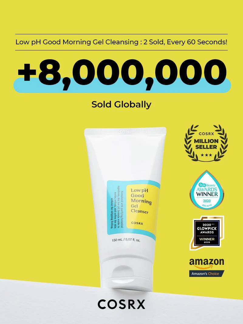 COSRX Low pH Good Morning Gel Cleanser 150ml - Image 8
