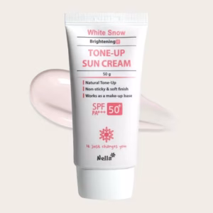 Nella White Snow Brightening Fermented Tone-Up Sun Cream SPF50+ PA+++ 50g