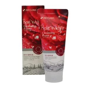 3W Clinic Rose Water Cleansing Foam 100ml