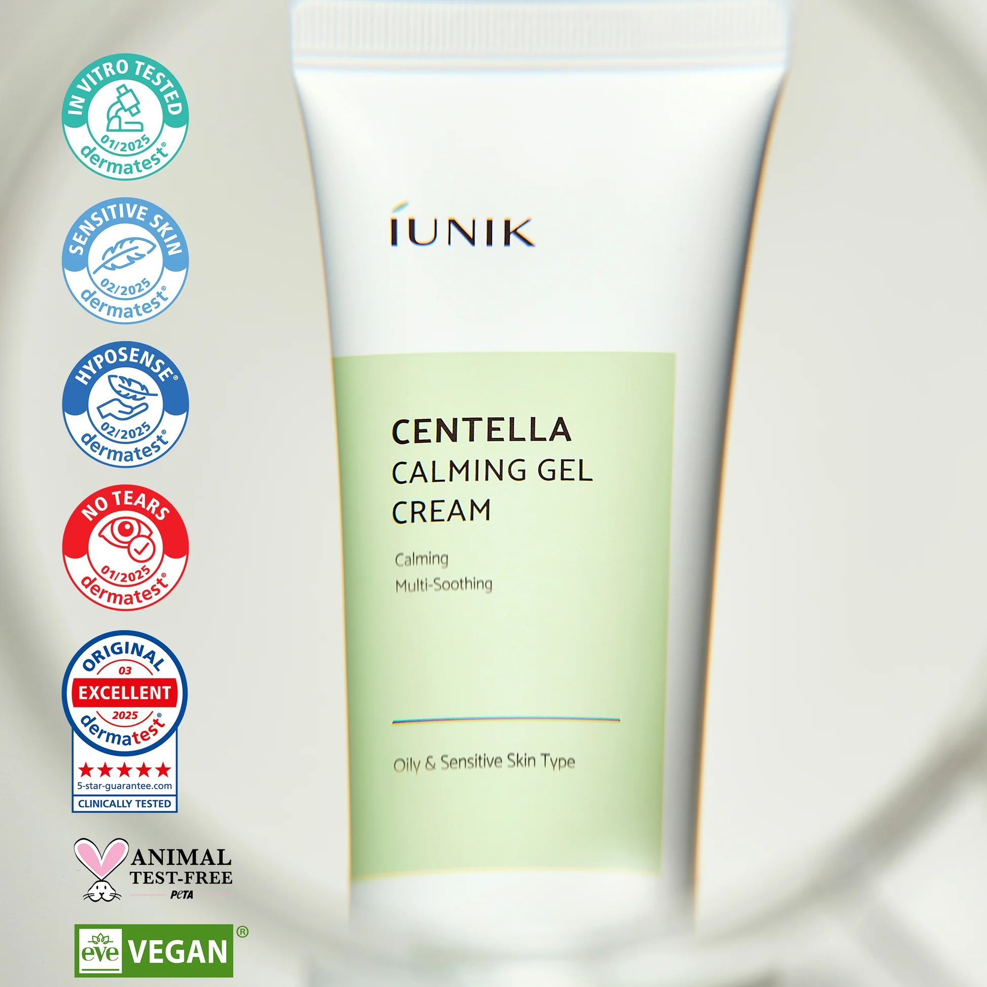 IUNIK Centella Calming Gel Cream 60ml - Image 5