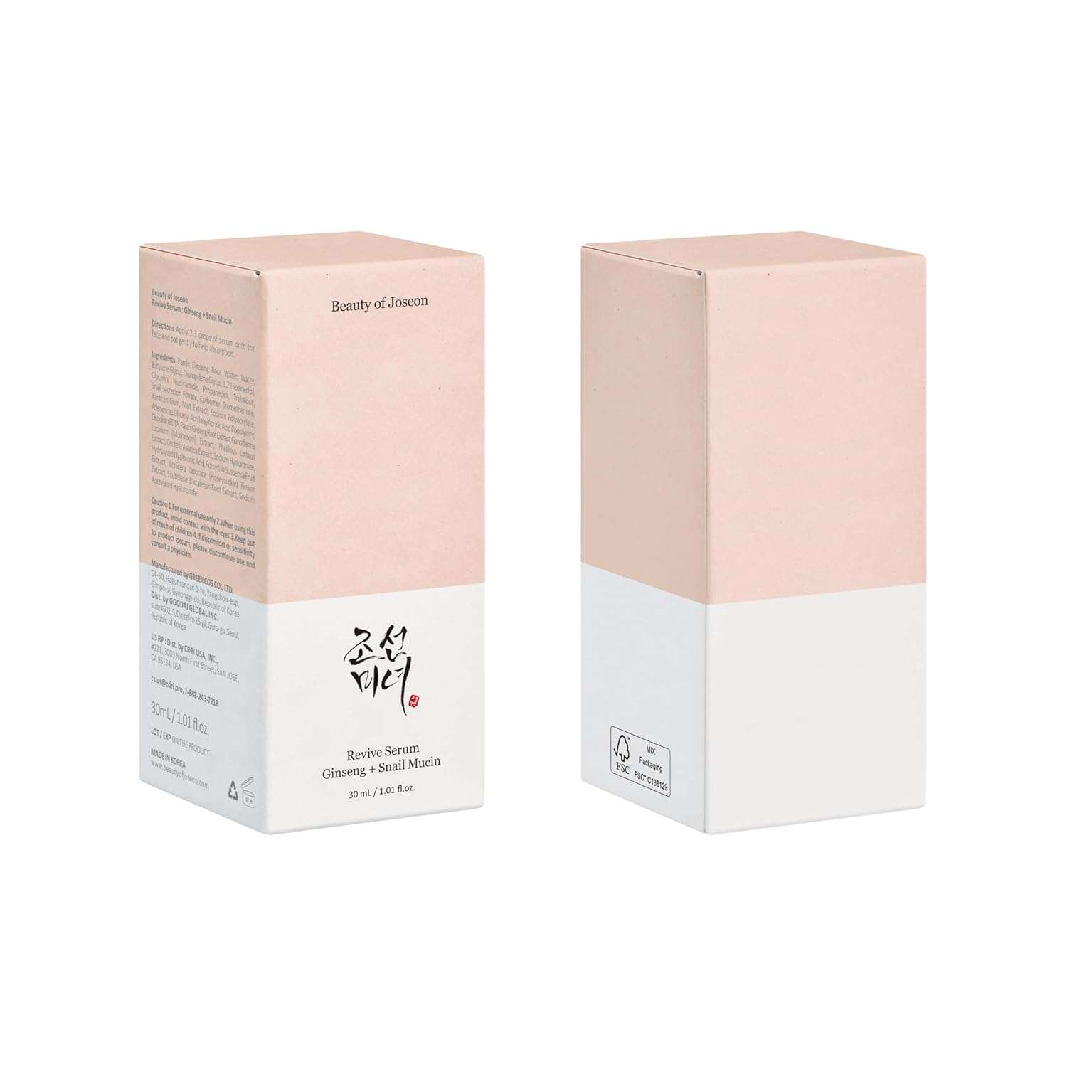 Beauty Of Joseon Ginseng Snail Mucin Revive Serum 30ml - Image 3