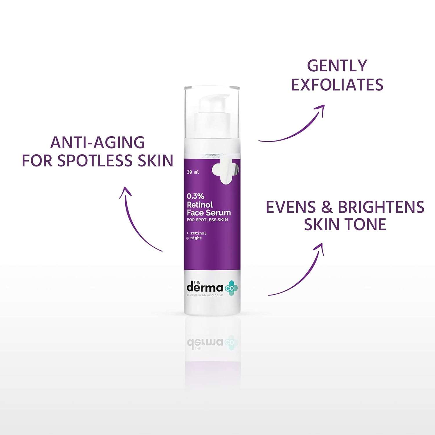 The Derma Co 0.3% Retinol Face Serum 30ml - Image 3