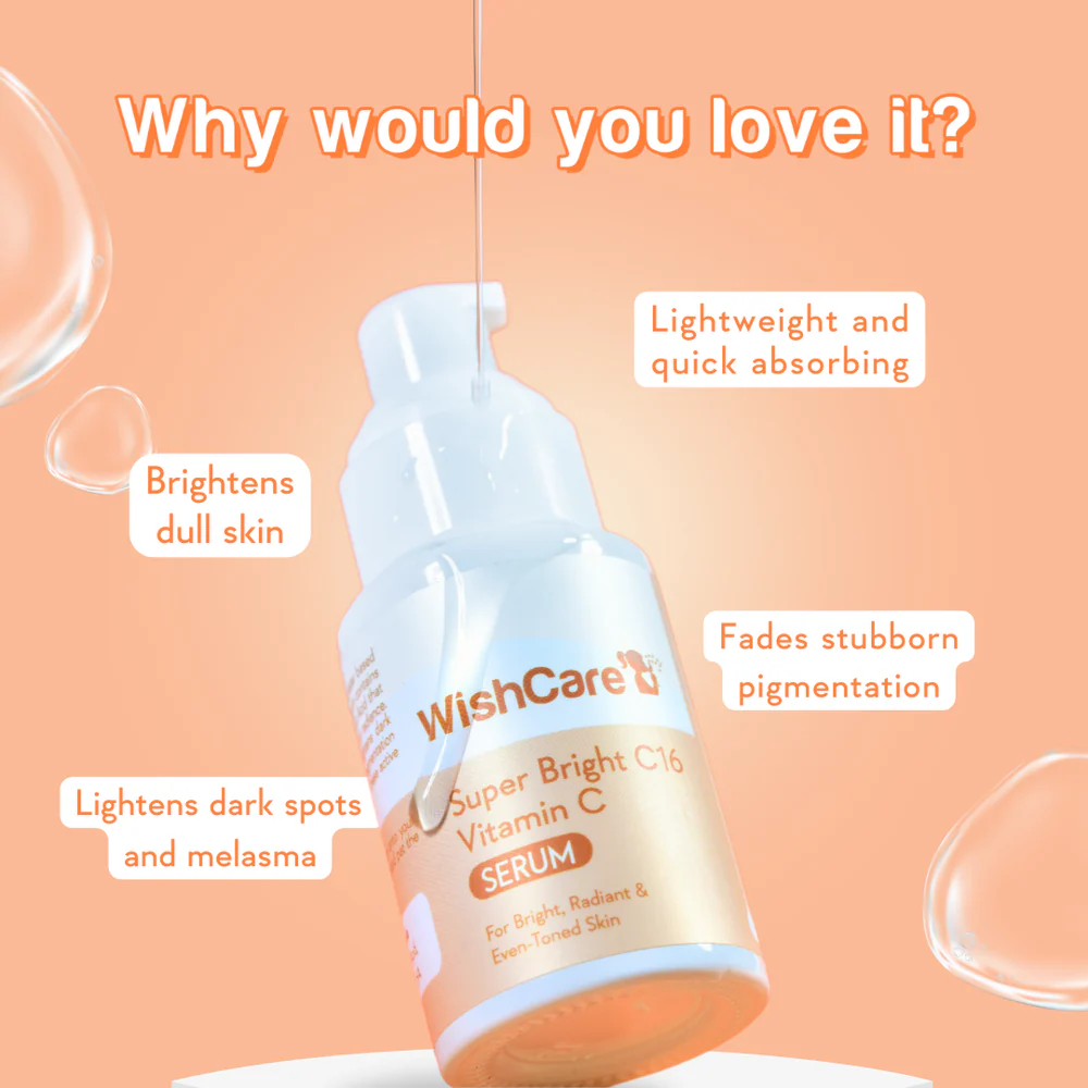 WishCare Super Bright C16 Vitamin C Serum 30ml - Image 4