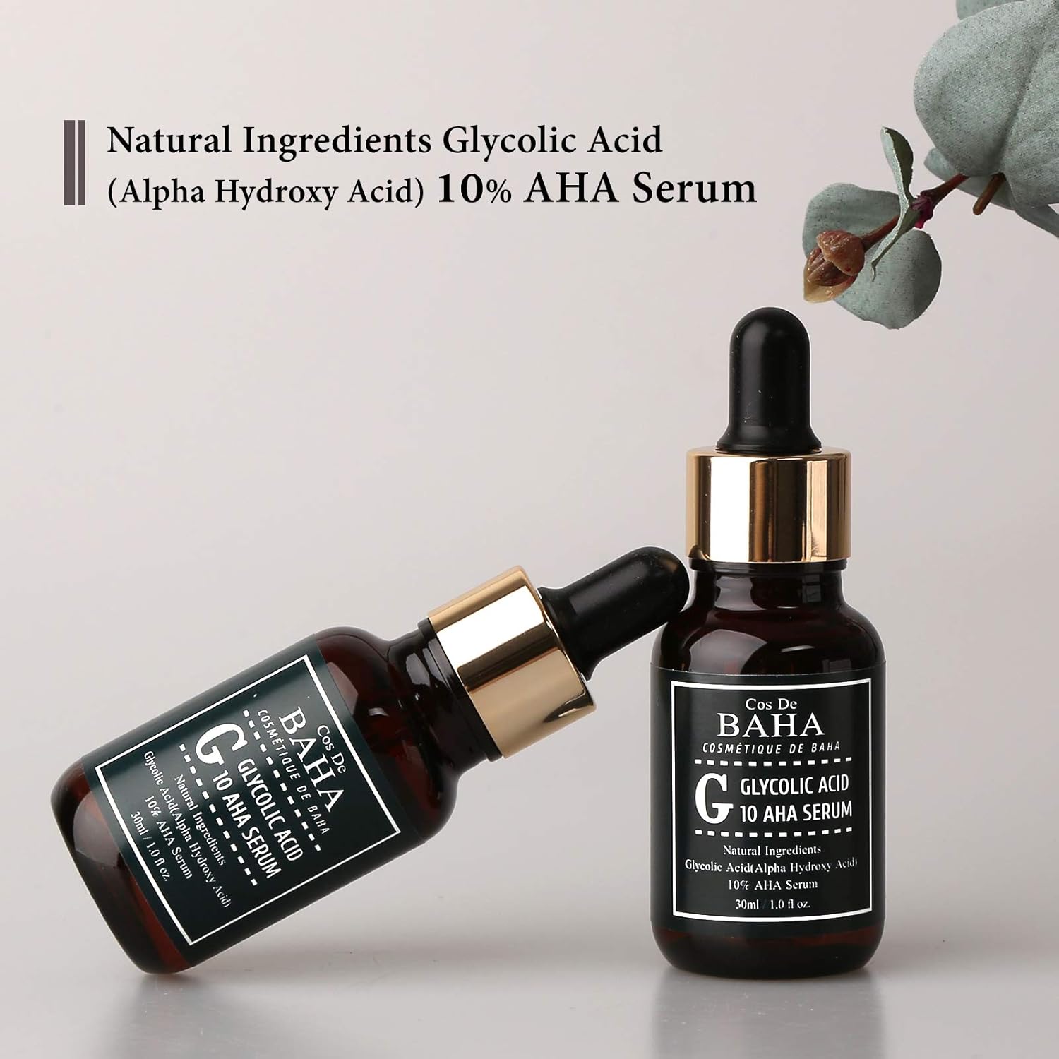 Cos De Baha Glycolic Acid 10 Aha Serum (G) 30ml - Image 6