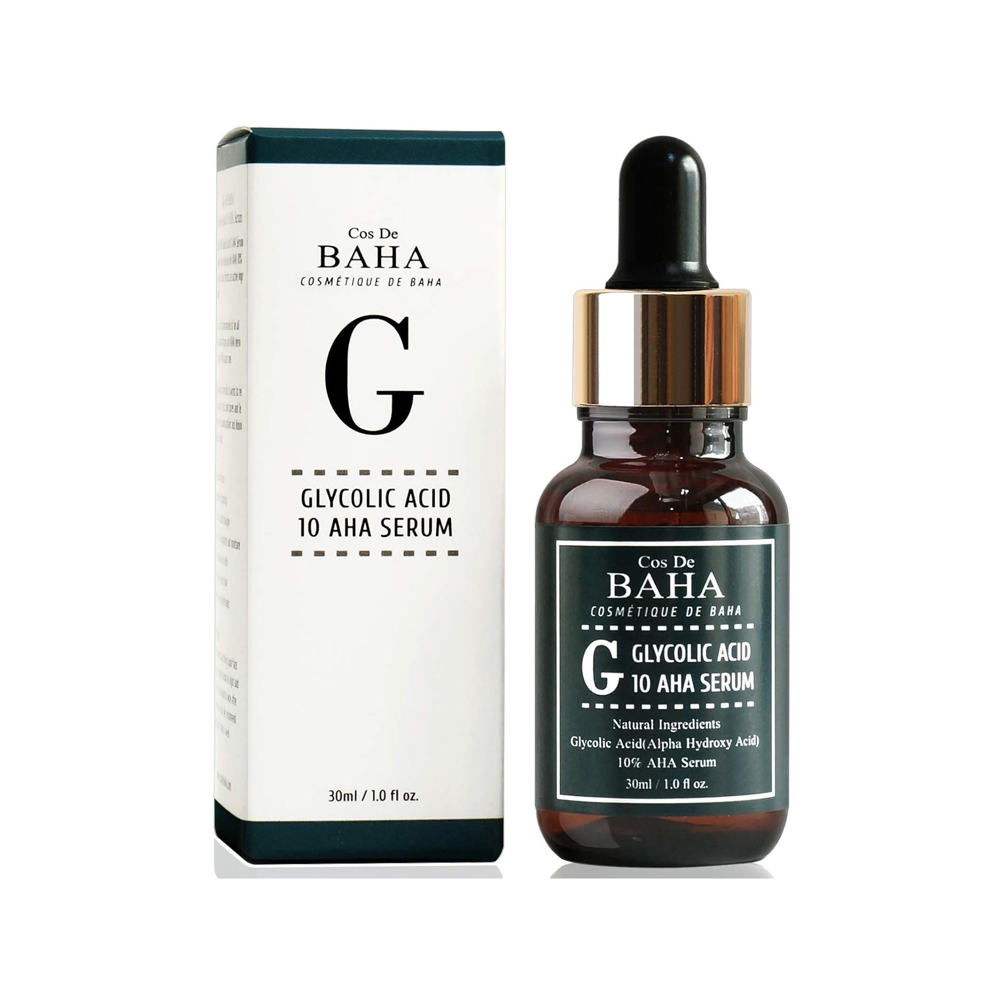 Cos De Baha Glycolic Acid 10 Aha Serum (G) 30ml