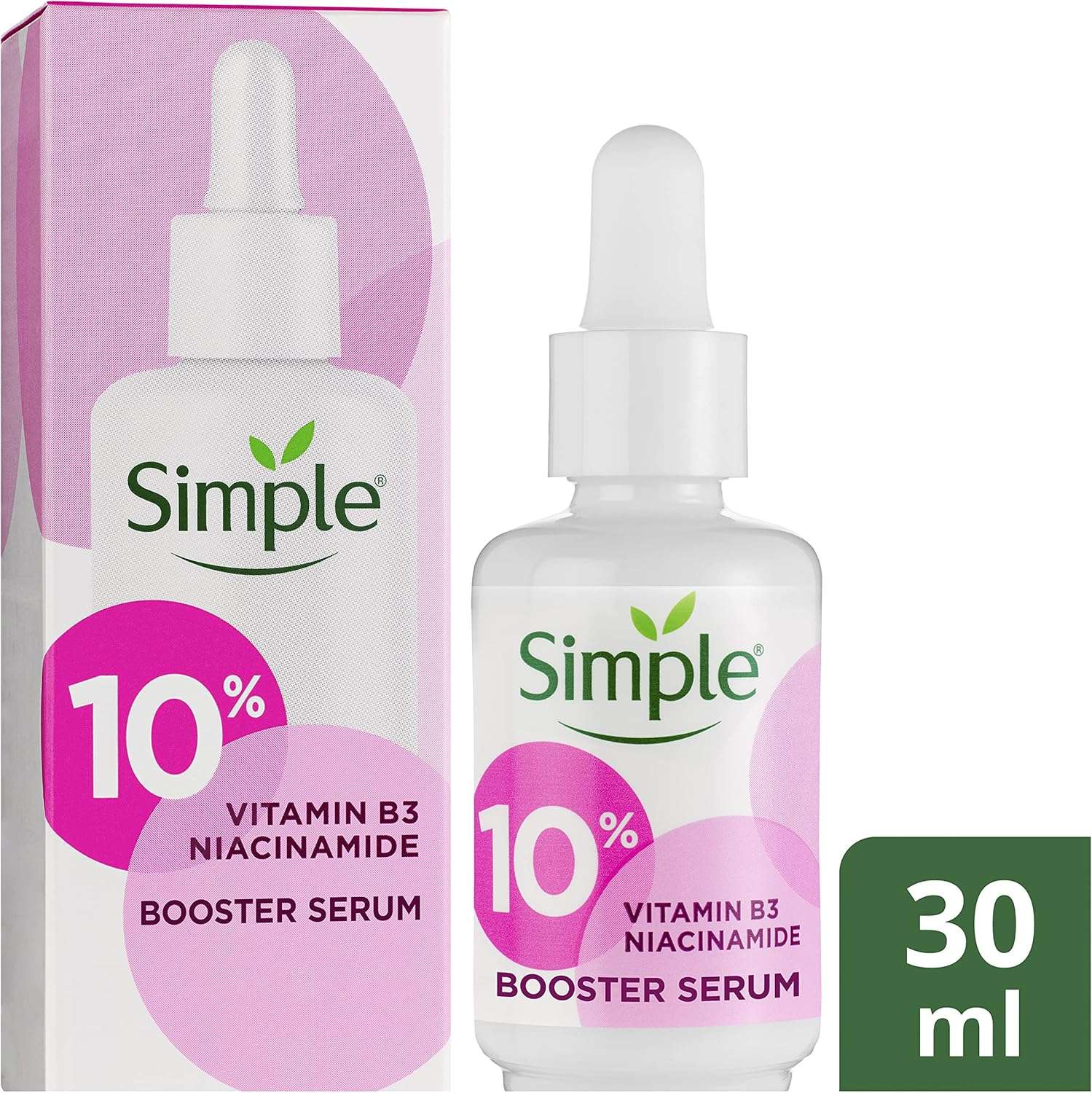 Simple 10% Vitamin B3 Niacinamide Booster Serum 30ml - Image 2