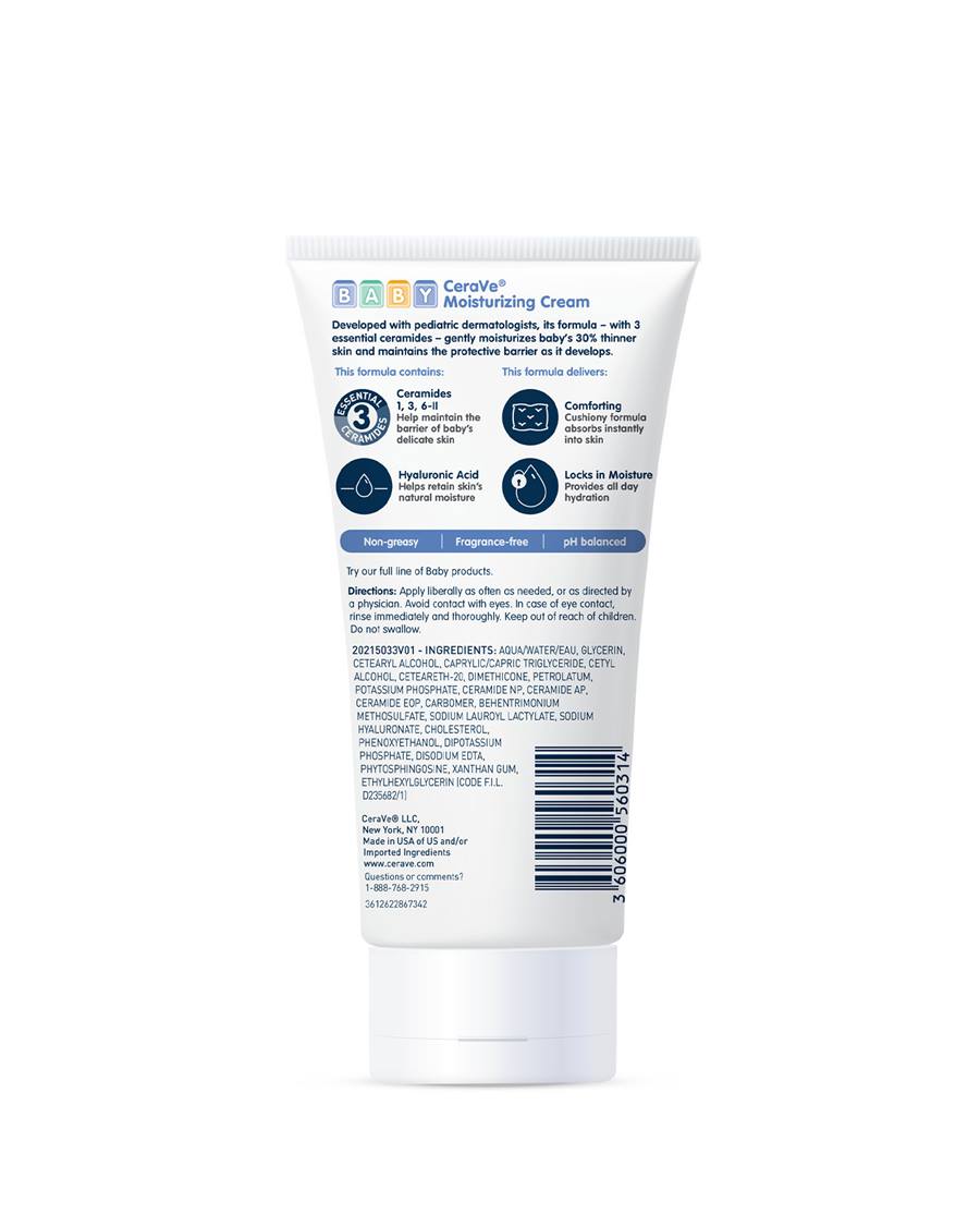 CeraVe Baby Moisturizing Cream 142g - Image 2
