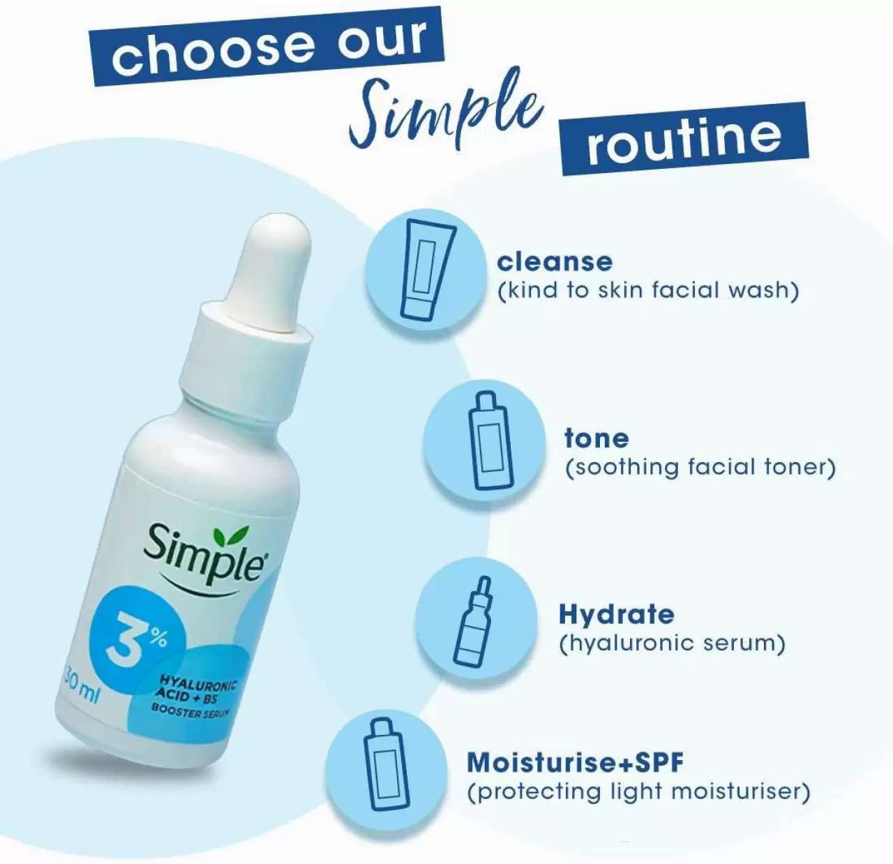 Simple Hyaluronic Acid B5 Booster Serum 30ml - Image 4