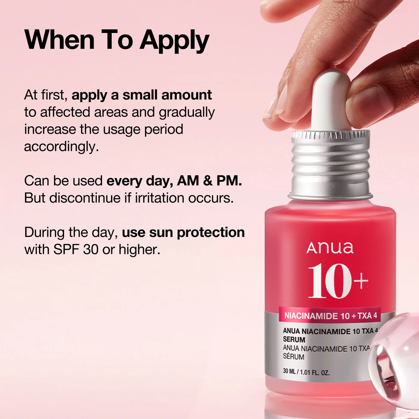 Anua Niacinamide 10% + TXA 4 Serum 30ml - Image 3