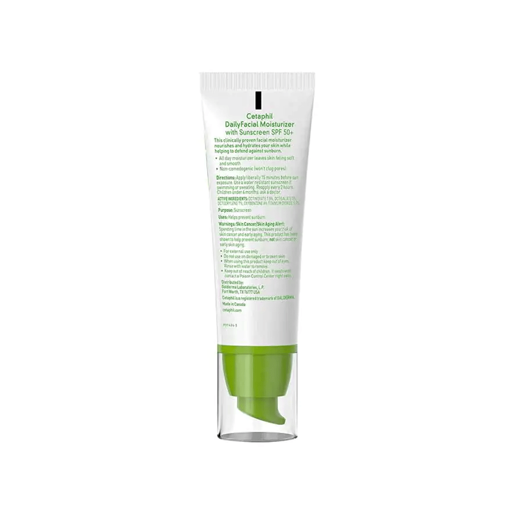 Cetaphil Daily Facial Moisturizer Sunscreen SPF 50+ 50ml - Image 2