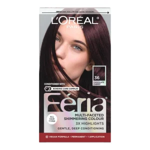 L'Oreal Feria Multi Faceted Shimmering Colour - 36 Chocolate Cherry