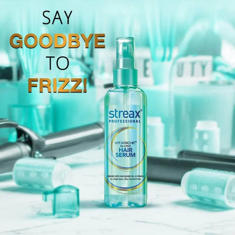 Streax Professional Vitariche Gloss Hair Serum 45ml - Image 3