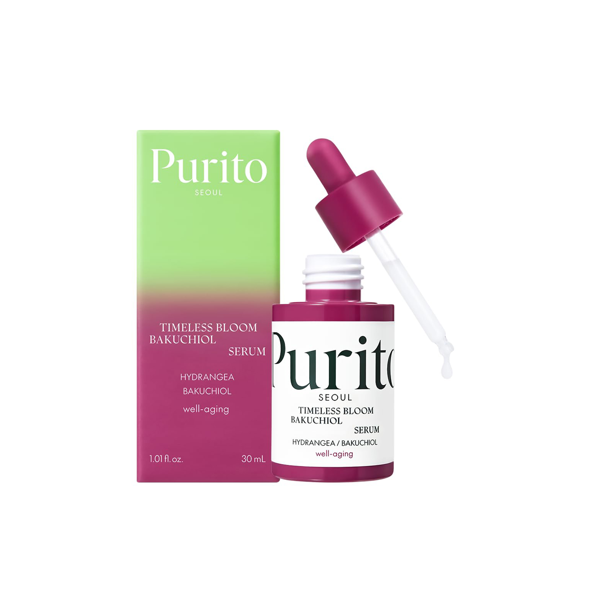 Purito Timeless Bloom Bakuchiol Serum 30ml