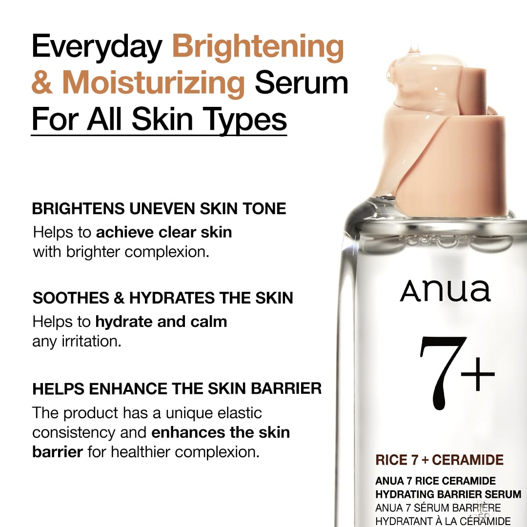 Anua 7 Rice Ceramide Hydrating Barrier Serum 50ml - Image 7