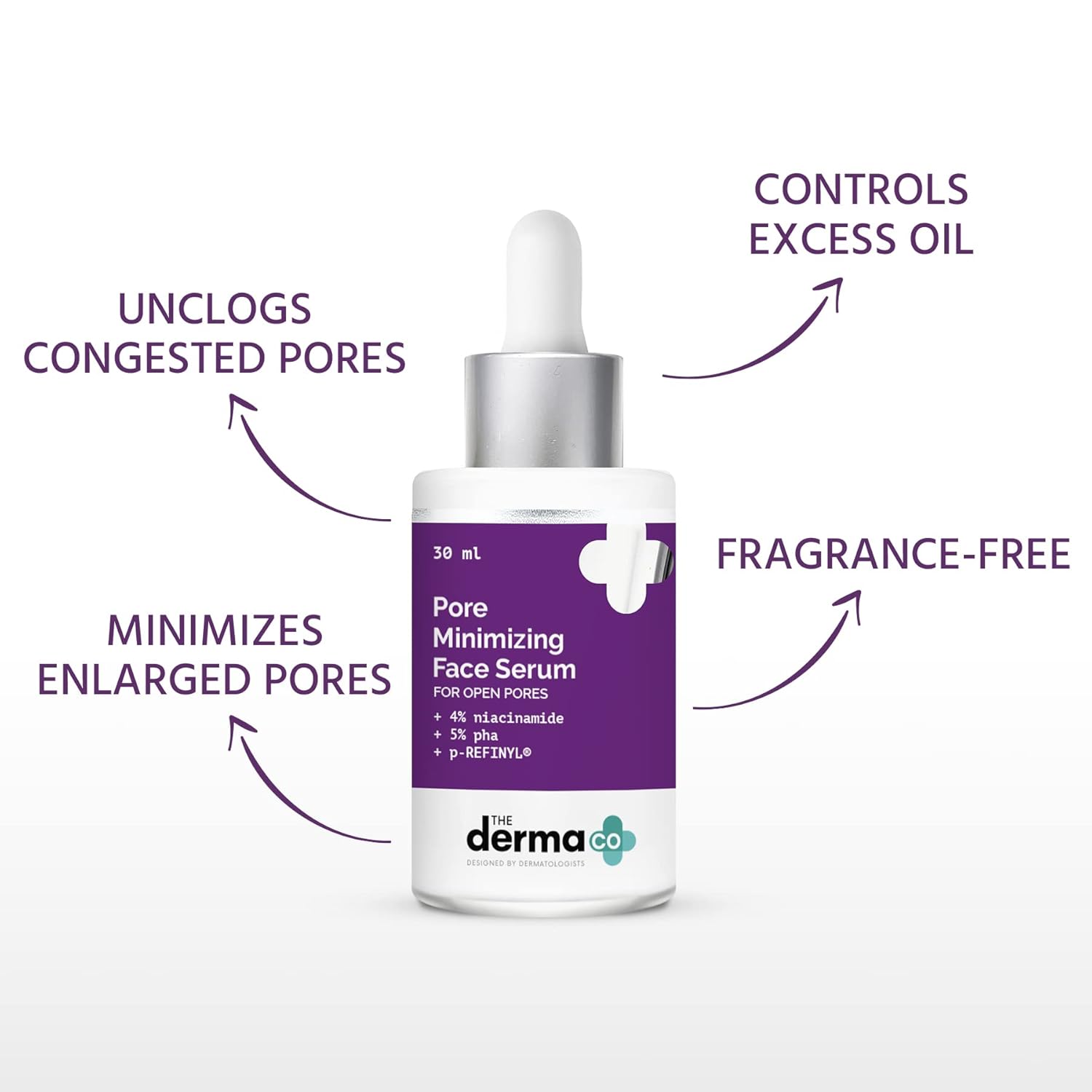 The Derma Co Pore Minimizing Face Serum 30ml - Image 2
