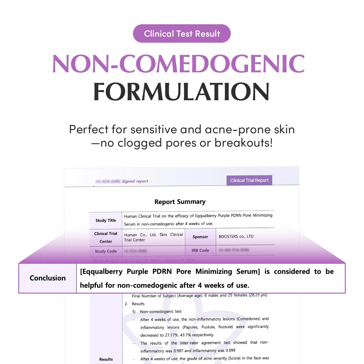 Eqqualberry Purple PDRN Pore Minimizing Serum 30ml - Image 2