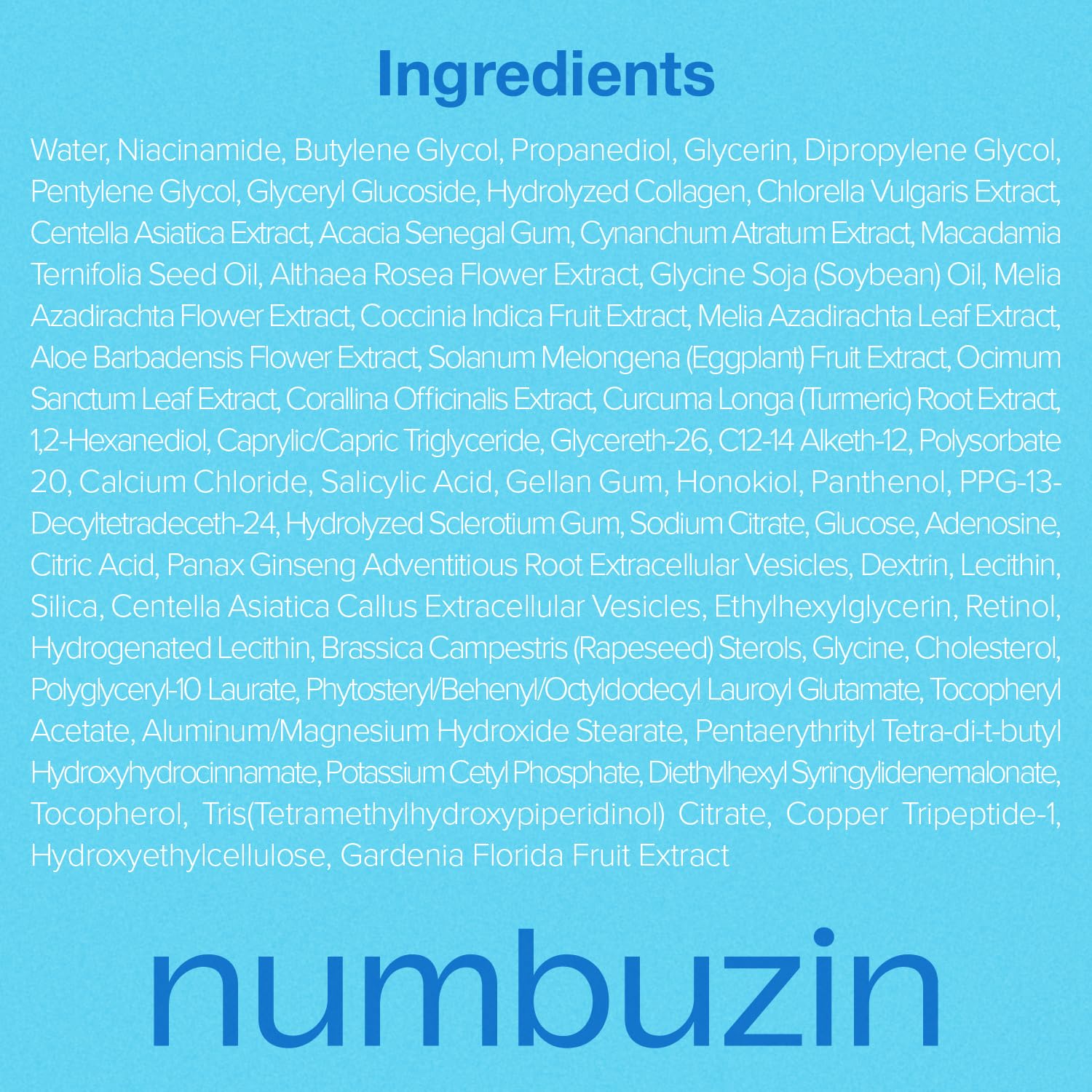 Numbuzin No.3 Blue Bio-Retinol Pore Refining Serum 30ml - Image 7