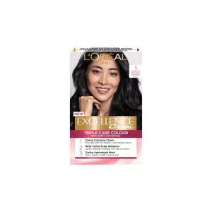 L'Oréal Hair Colour Excellence - Shade 1: Natural Darkest Black