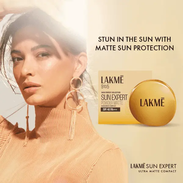 Lakme 9 to 5 Sun Expert Compact Powder Sunscreen SPF 40++7g - Image 3