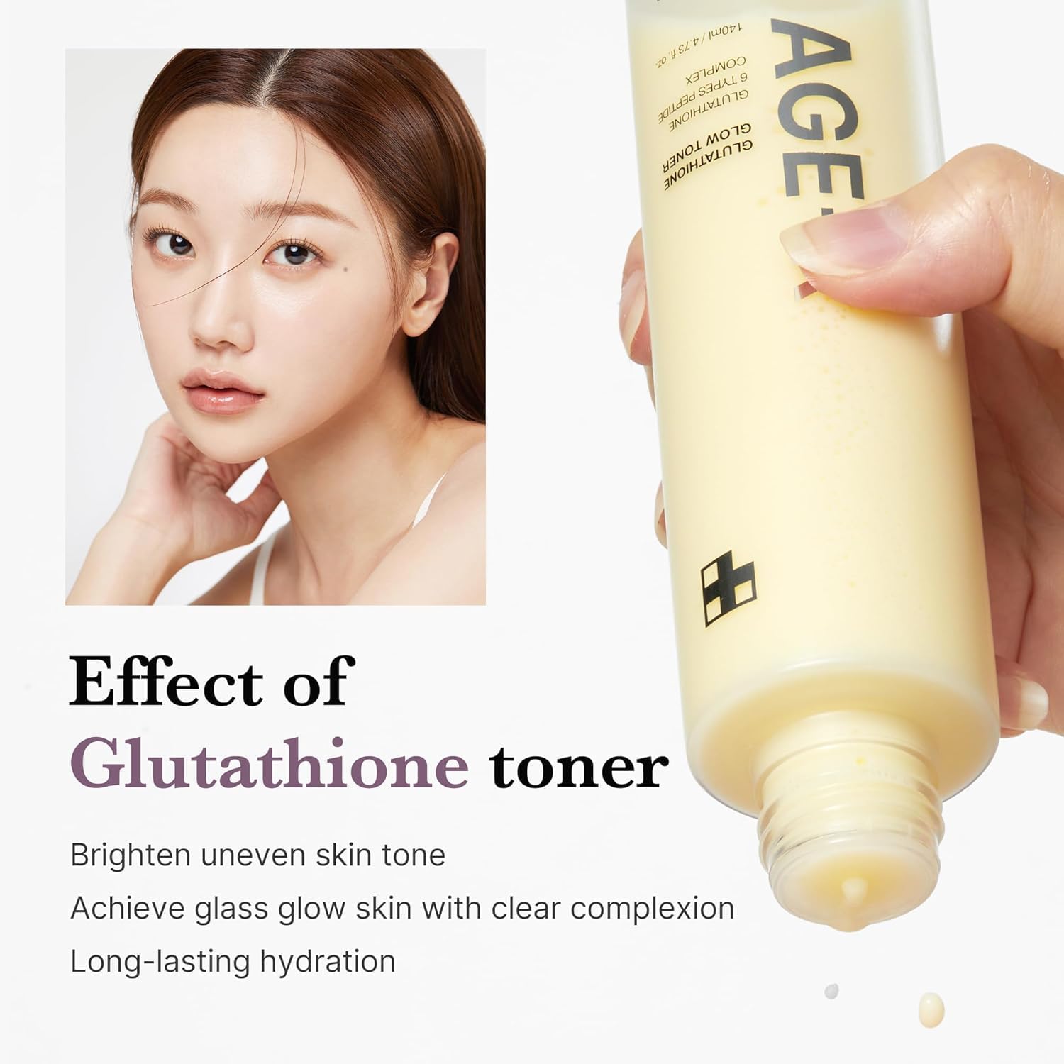 Medicube Age-R Glutathione Glow Toner 140ml - Image 4