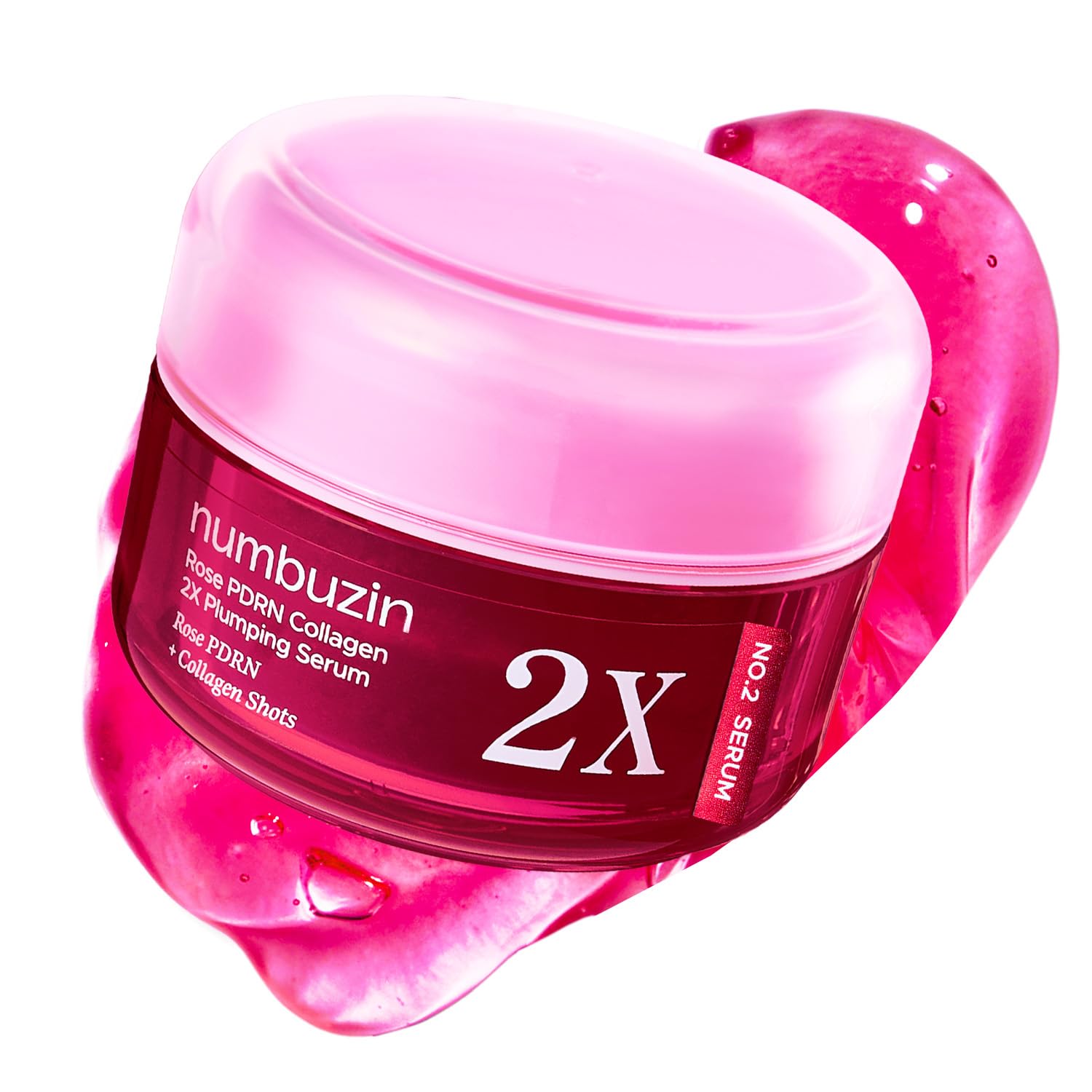 Numbuzin No.2 Rose PDRN Collagen 2X Plumping Serum 30ml - Image 2
