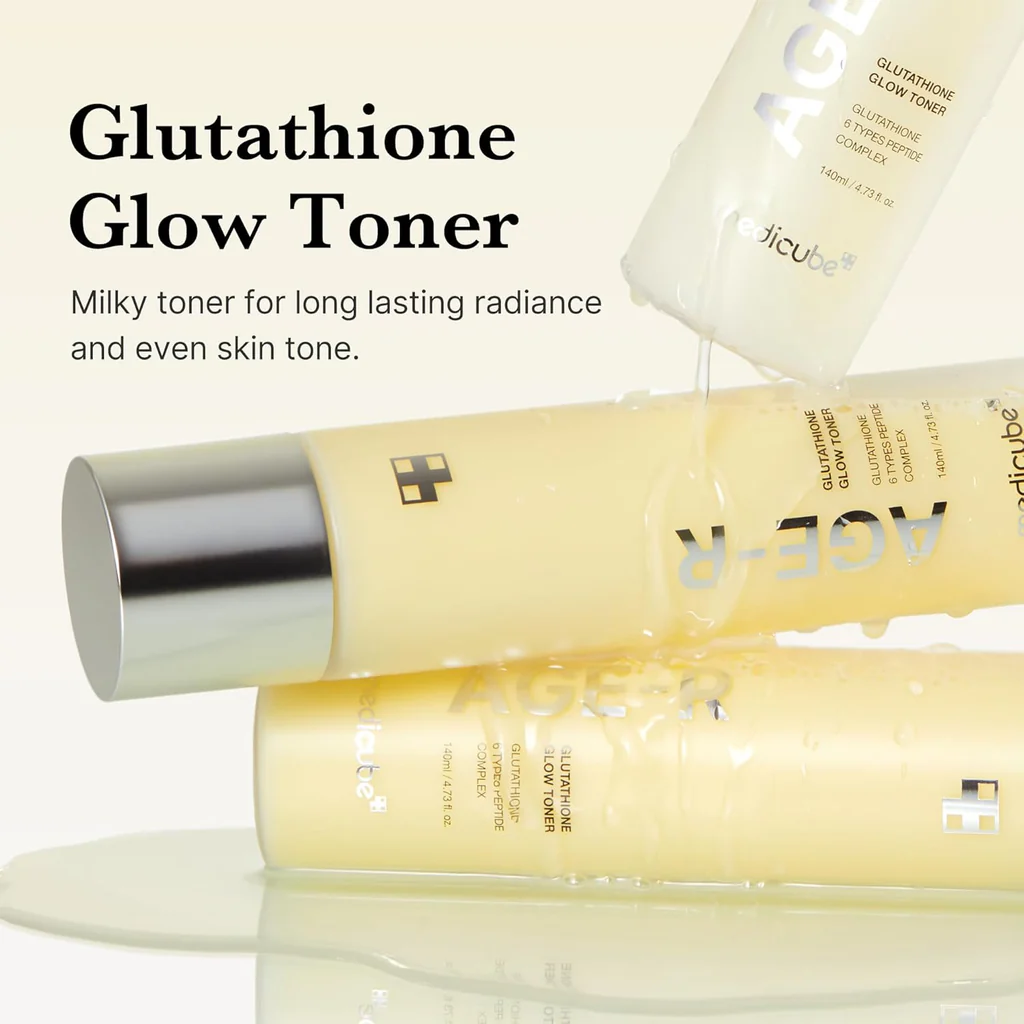 Medicube Age-R Glutathione Glow Toner 140ml - Image 3