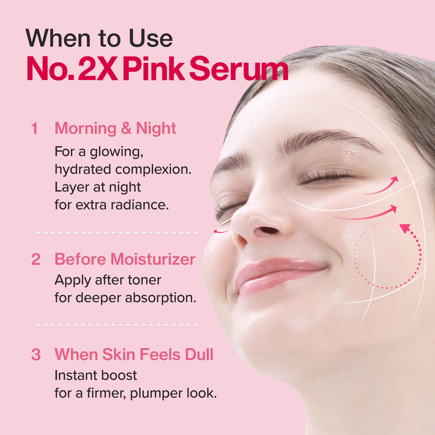 Numbuzin No.2 Rose PDRN Collagen 2X Plumping Serum 30ml - Image 3