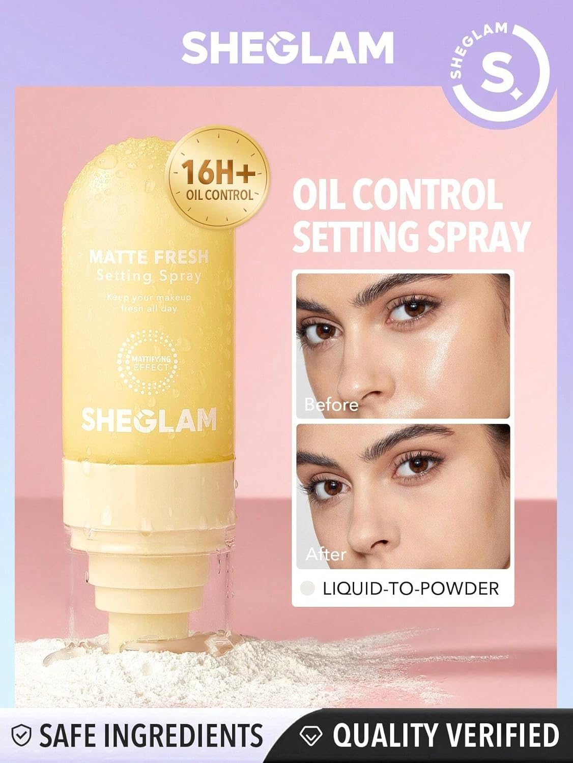 Sheglam Matte Fresh Setting Spray 55ml - Image 2