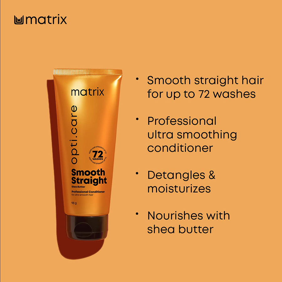 Matrix Opti.care Smooth Straight Shea Butter Professional Conditioner 98g - Image 5