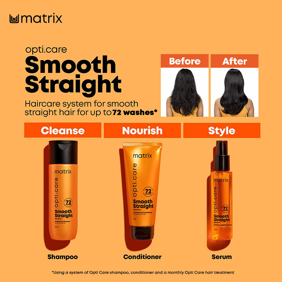 Matrix Opti.care Smooth Straight Shea Butter Professional Conditioner 98g - Image 4