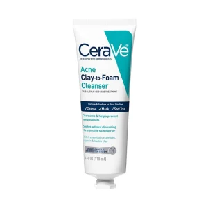 CeraVe Acne Clay-to-Foam Cleanser 118ml