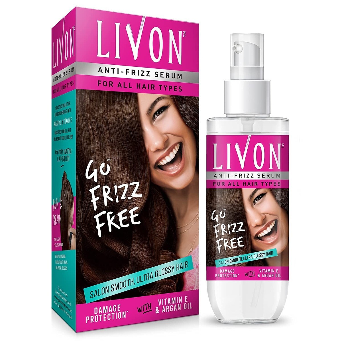 Livon Go Frizz Free Anti Frizz Serum 100ml - Image 4